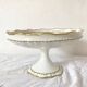 Antique fruit bowl, footed bowl in Limoges porcelain - Perrier Paris