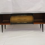 Sideboard wood varnished and dusted 50s