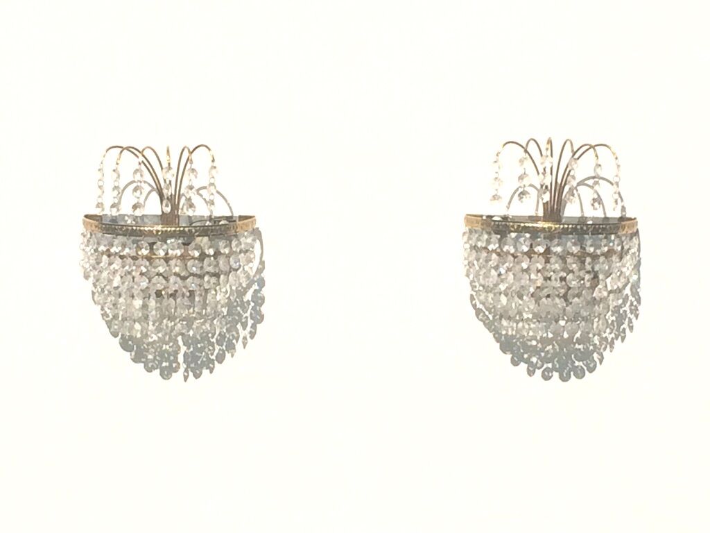 Pair of "Hollywood Regency" neoclassical style stamps