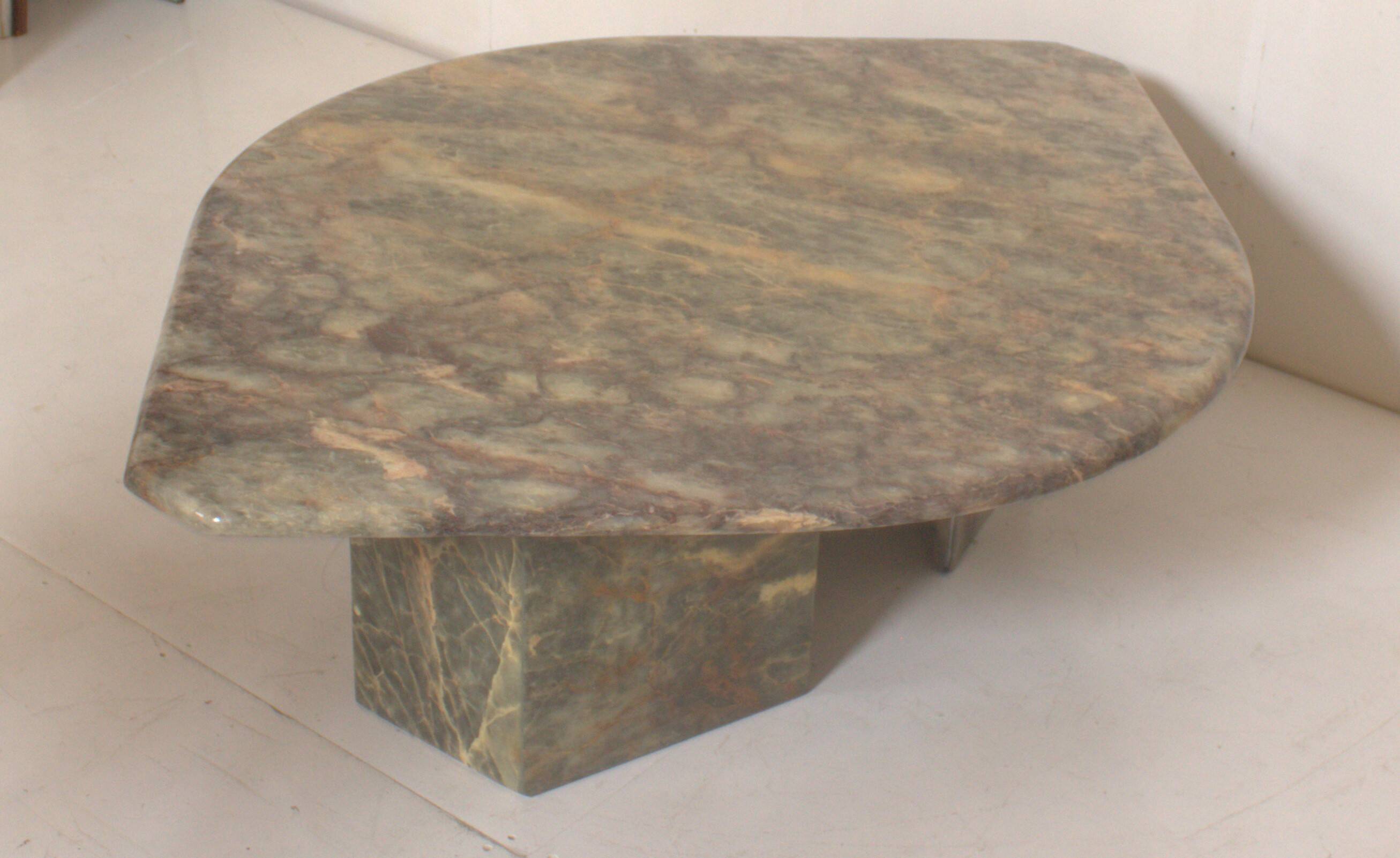 Vintage Italian Onyx Coffee Table from the 1970s