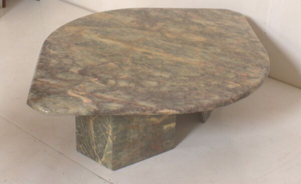 Table basse vintage en onyx italien des années 1970