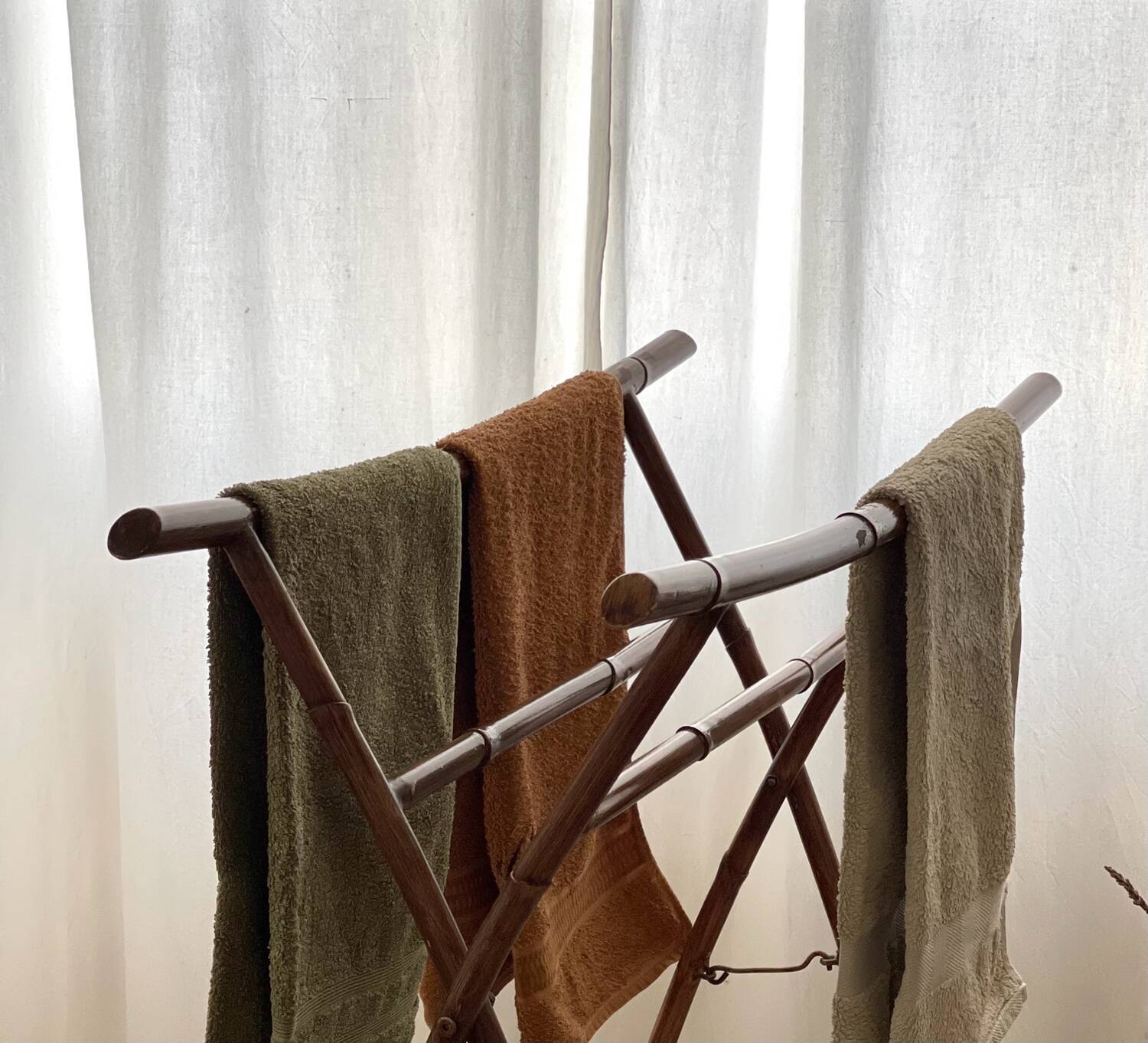 Porte serviette 1970 en métal