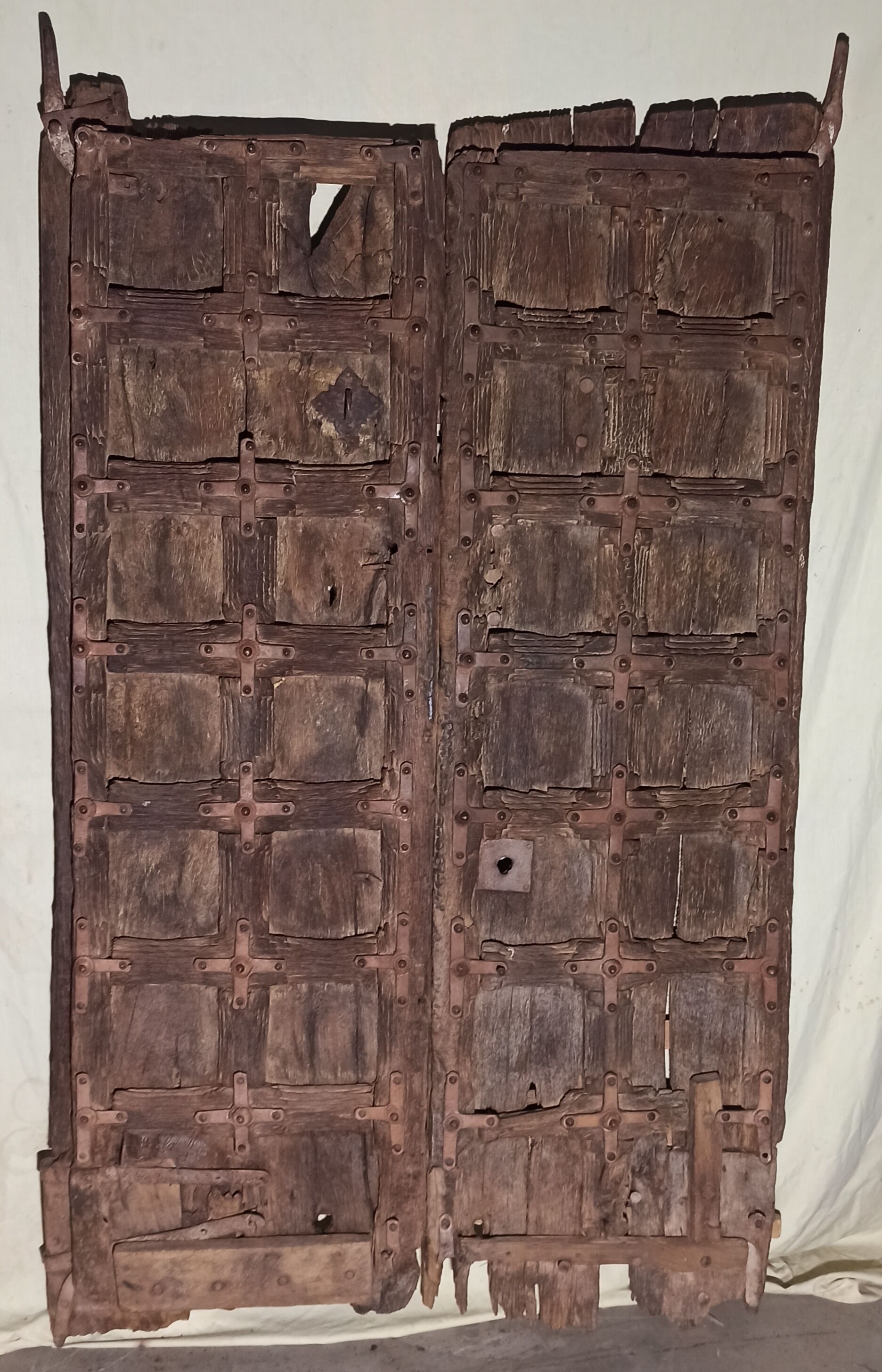 Old wooden door