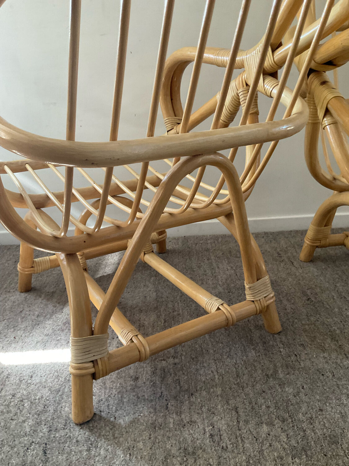 Rattan ensemble from the 70s