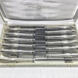 Le Mondial – 12 Grand Prix silver-plated knives