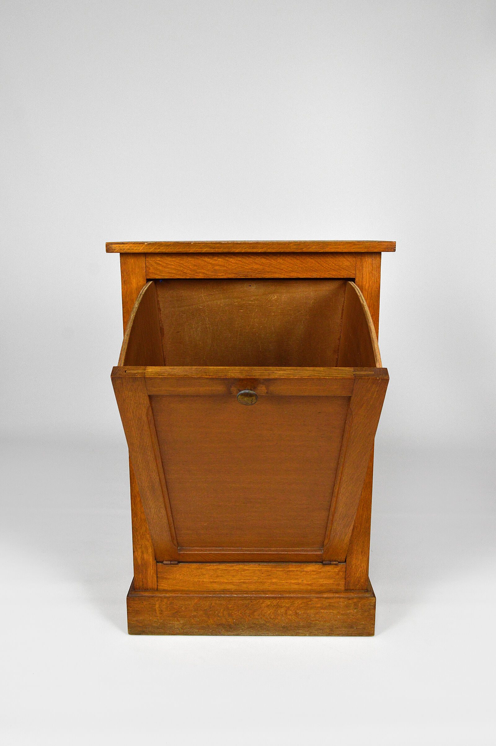 Oak storage bin around 1930