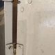 old metal locker, two doors, workshop cabinet