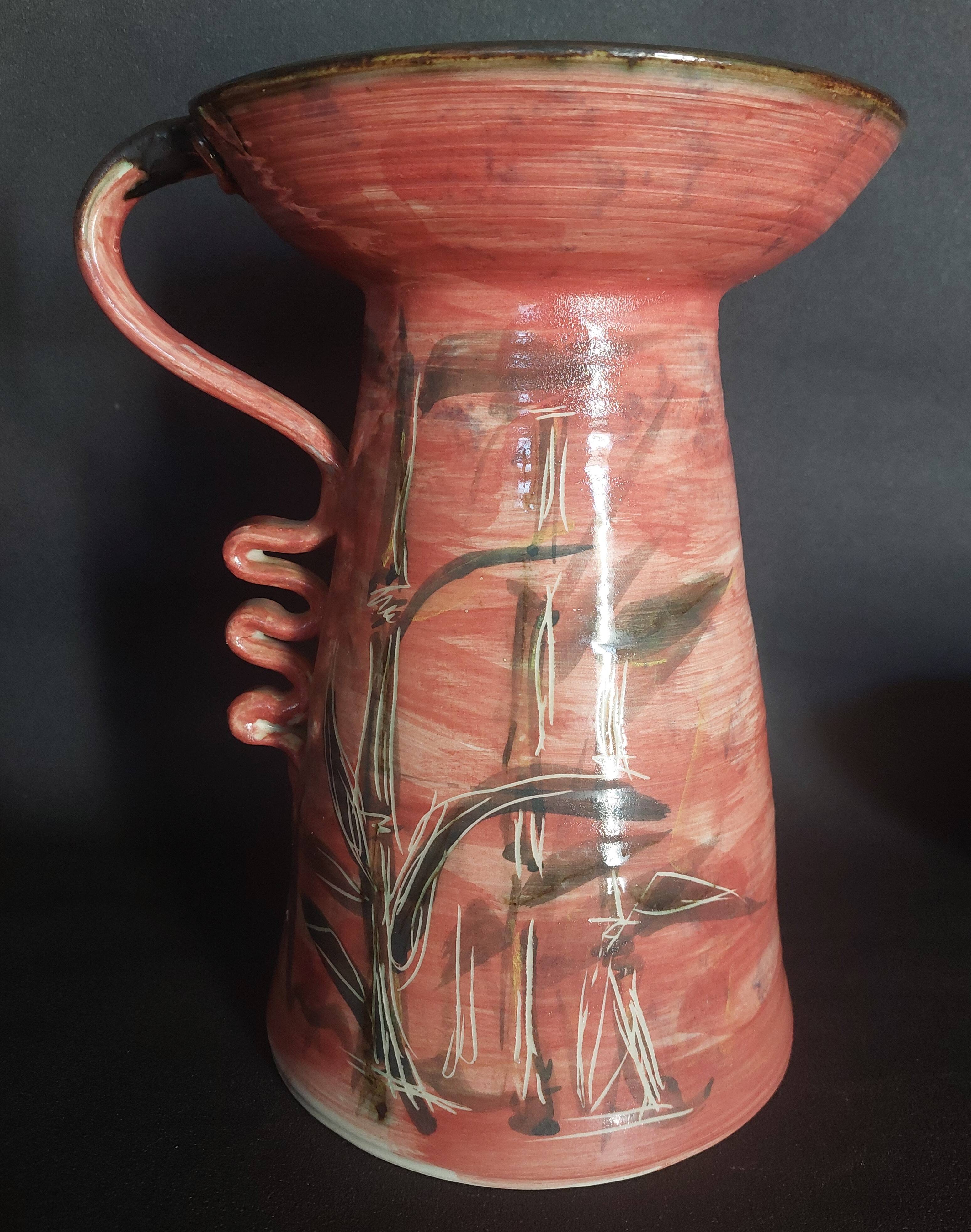Vintage signed hand candle holder
