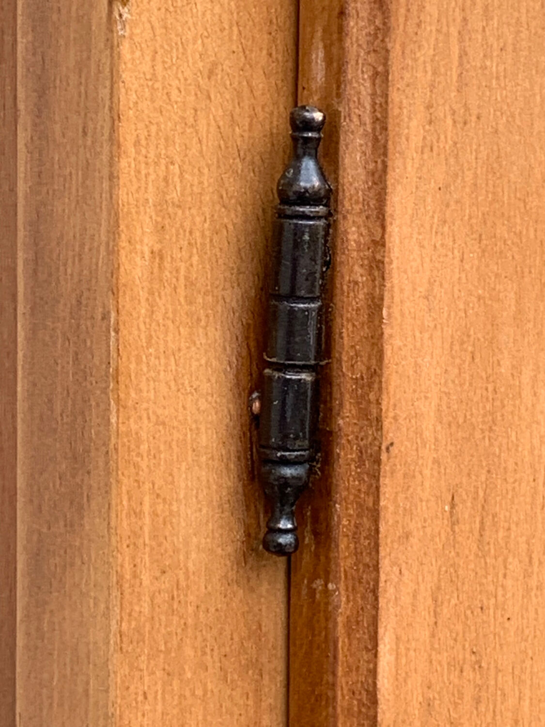 Parisian wardrobe vintage beech 1970