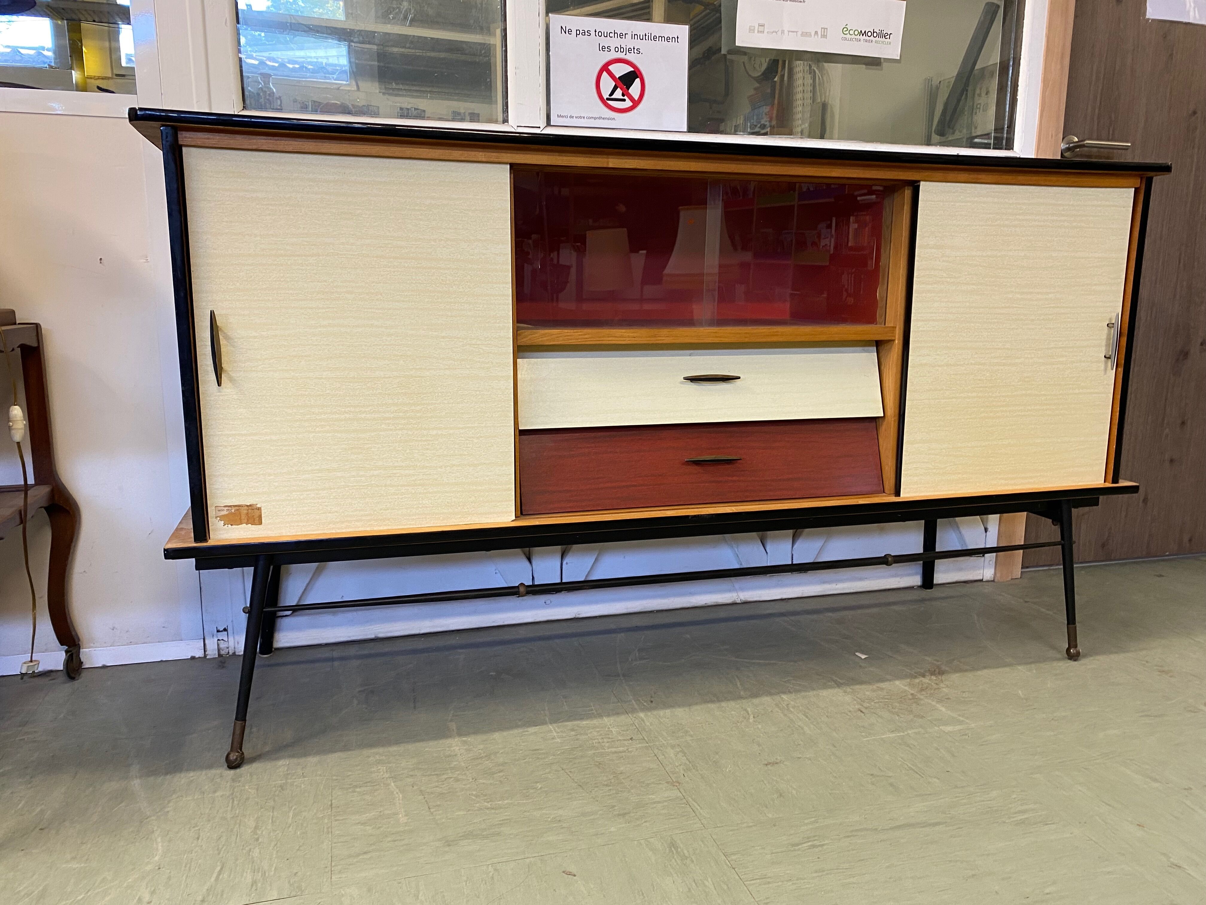 Vintage formica sideboard 1960