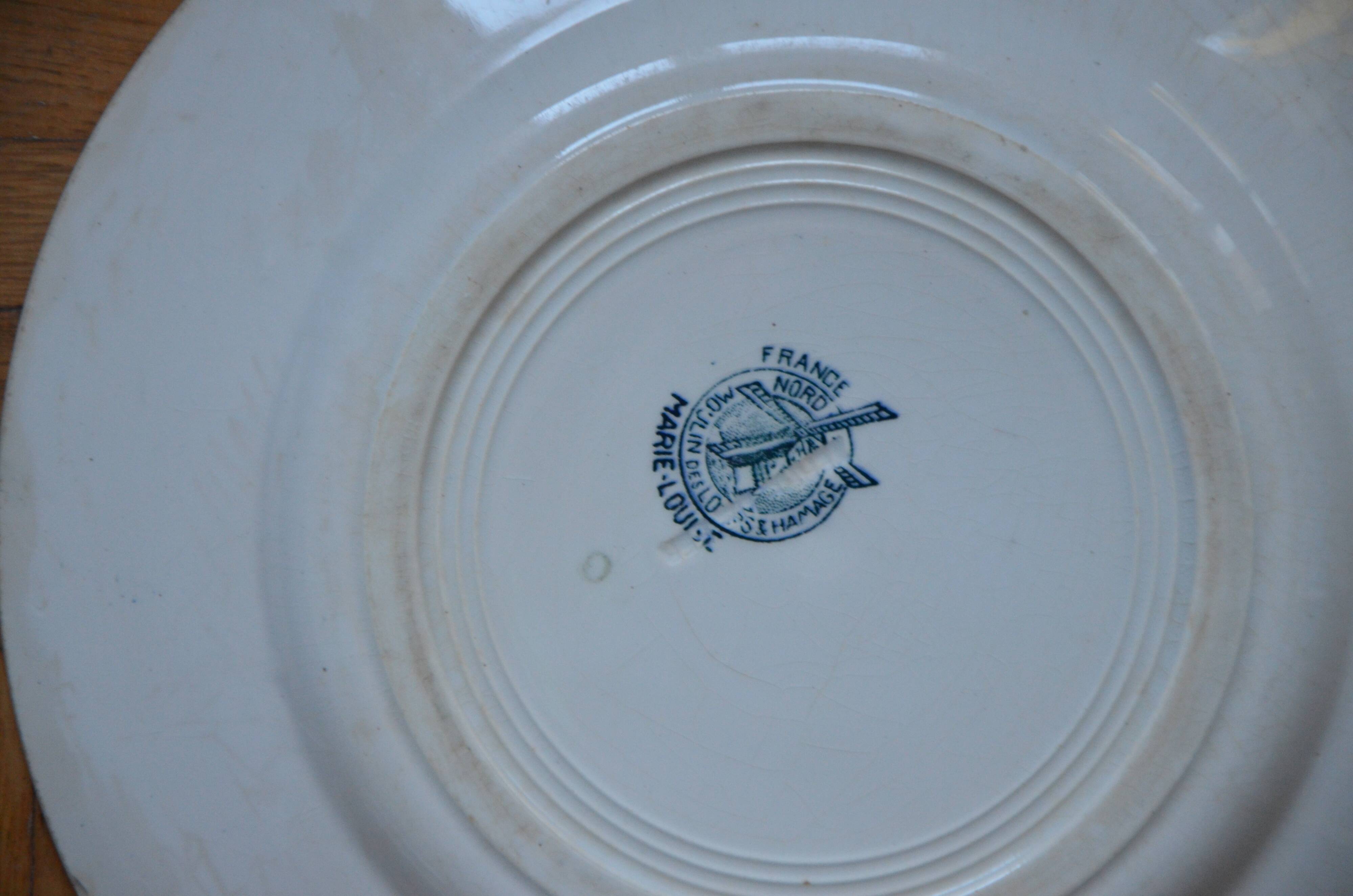 Lot of 3 mismatched old plates