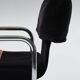 Pair of velvet and metal chairs, Guido Faleschini, 1970s