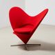 Verner Panton Heart Cone Chair for Vitra 1958/2003