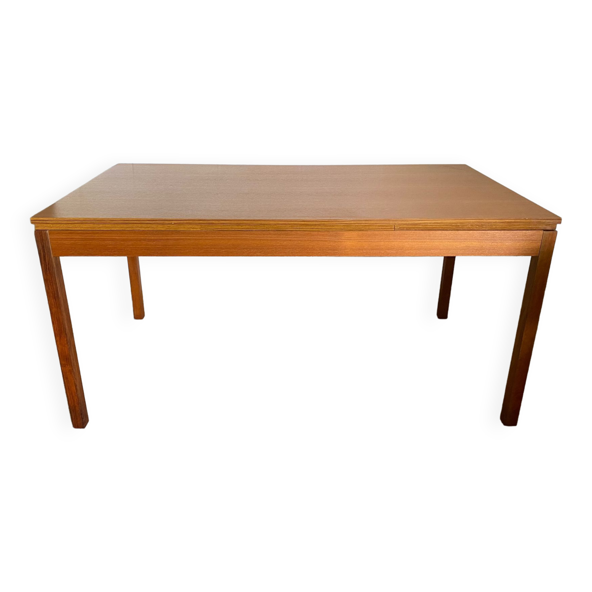 Scandinavian teak extendable table 60s
