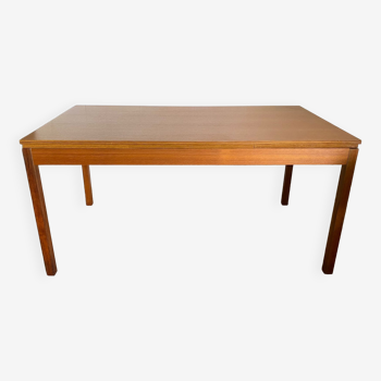 Scandinavian teak extendable table 60s