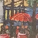 Oil on canvas-Montmarte