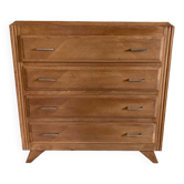 Compass feet chest of drawers
