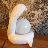 Ceramic cobra lamp