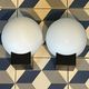 Pair of space age Amilux wall lights