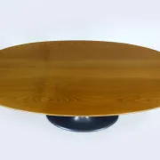Mid-Century Modern Oval Tulip Coffee Table from Drevotvar, 1960s