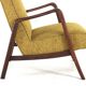 Knicos armchair in teak with yellow upholstery - very rare dutch design