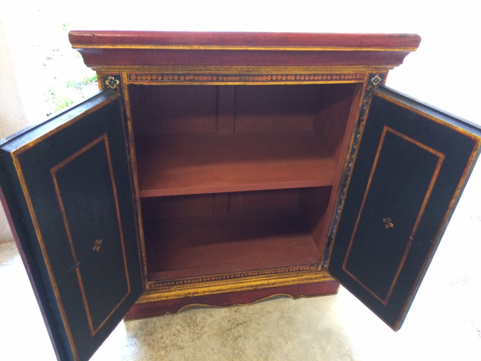 Indian painted low furniture