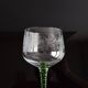 Set of six vintage stemmed glasses, 1960s.