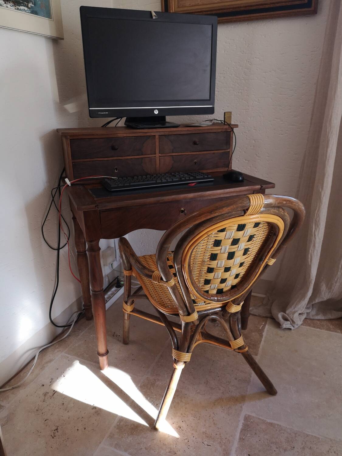 Louis Philippe style stepped lady's desk