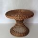 Table basse ronde en rotin
