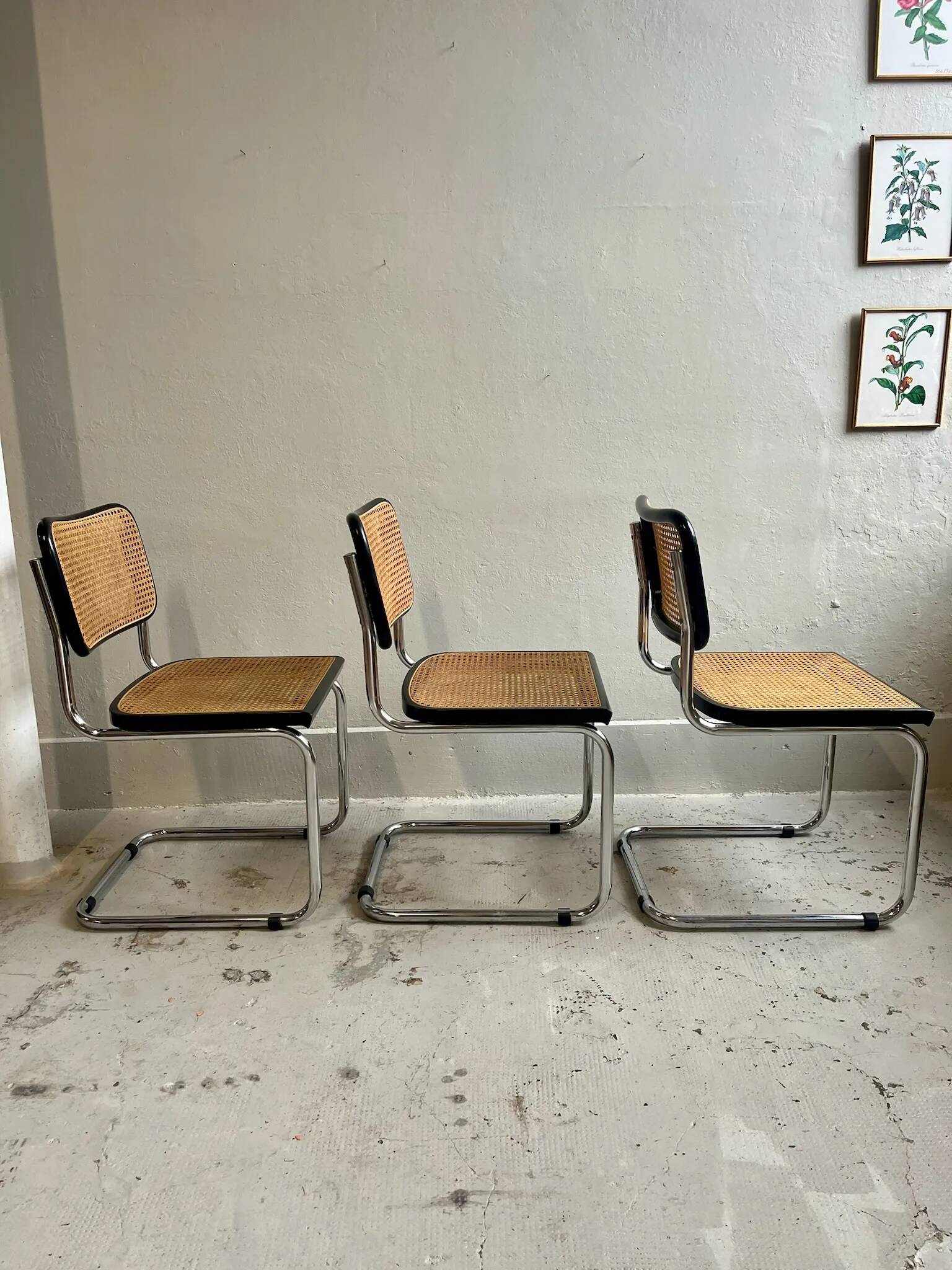 Chairs inspired by Marcel Breuer B32/Cesca