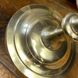 Candlestick, four-light brass candelabra