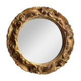 Mini wooden mirror