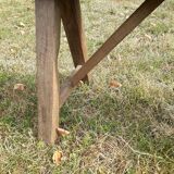 Oak farm bench