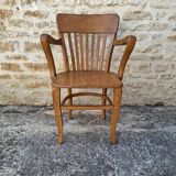 American oak armchair