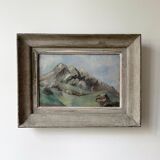 Mountain Landscape by Jean Paul Clarke, oil on canvas