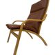 Vintage Danish armchair cognac leather by Stouby