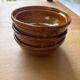 Set of 3 enamelled ramekins