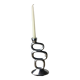 Circle candlestick by Matthew Hilton, aluminium, 1980s