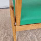 2 old scandinavian-style armchairs with 2 positions 50s