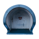 Cabine insonorisée de téléphone public