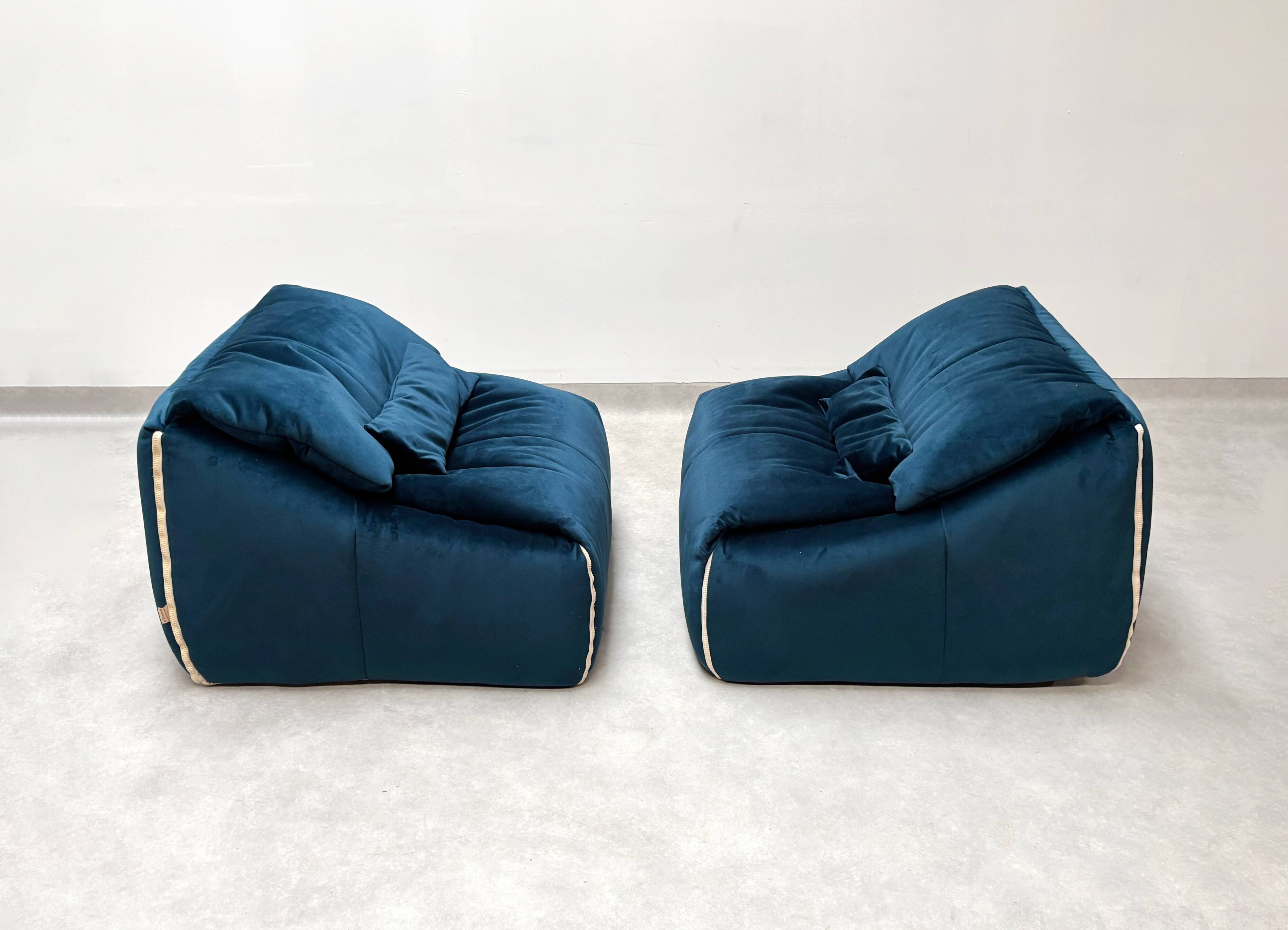 Plumy armchairs - Annie Hiéronimus for Cinna