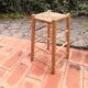 Rush and birch stool 1960