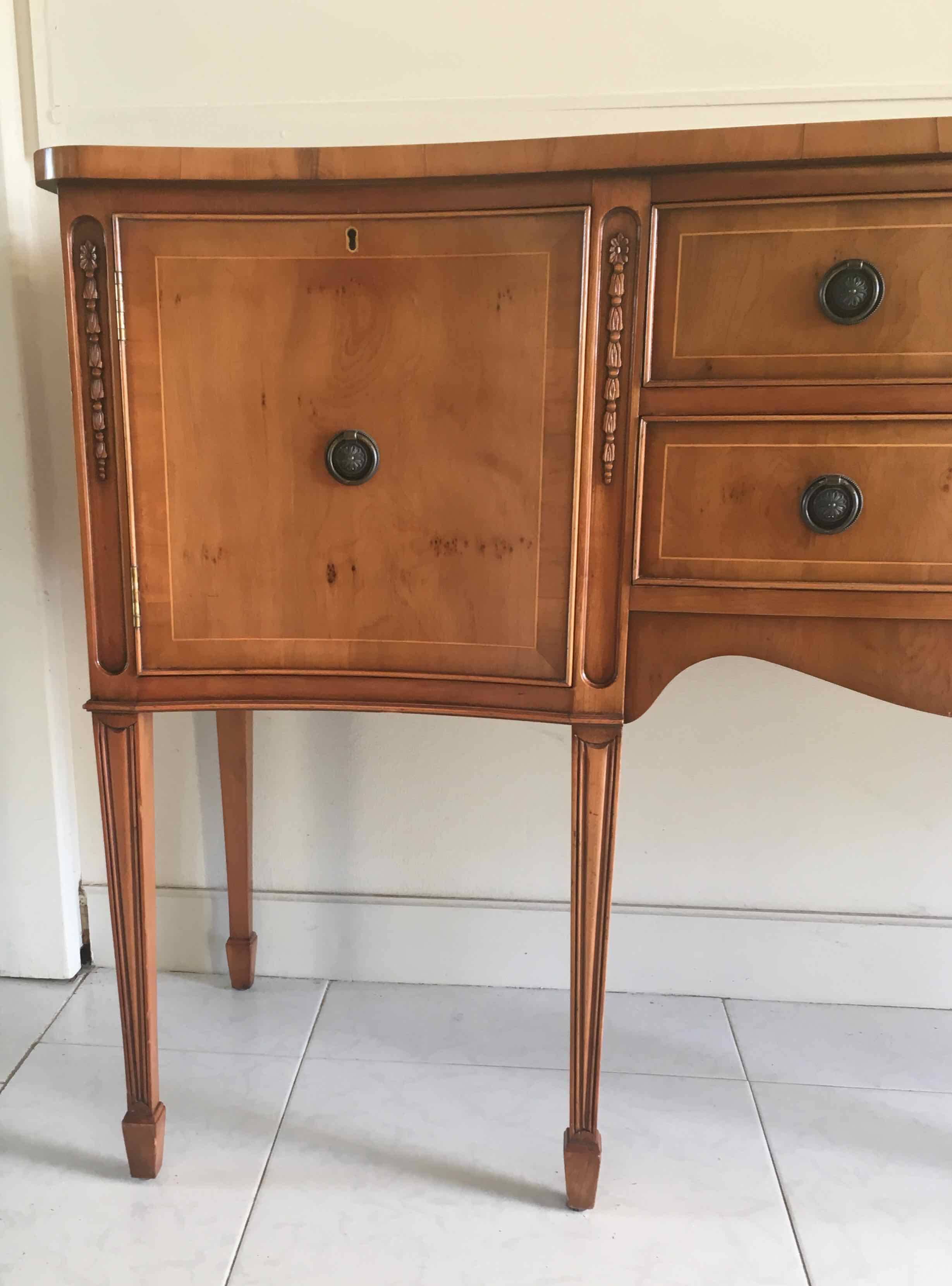 1950s English buffet signed Jaycee Furniture