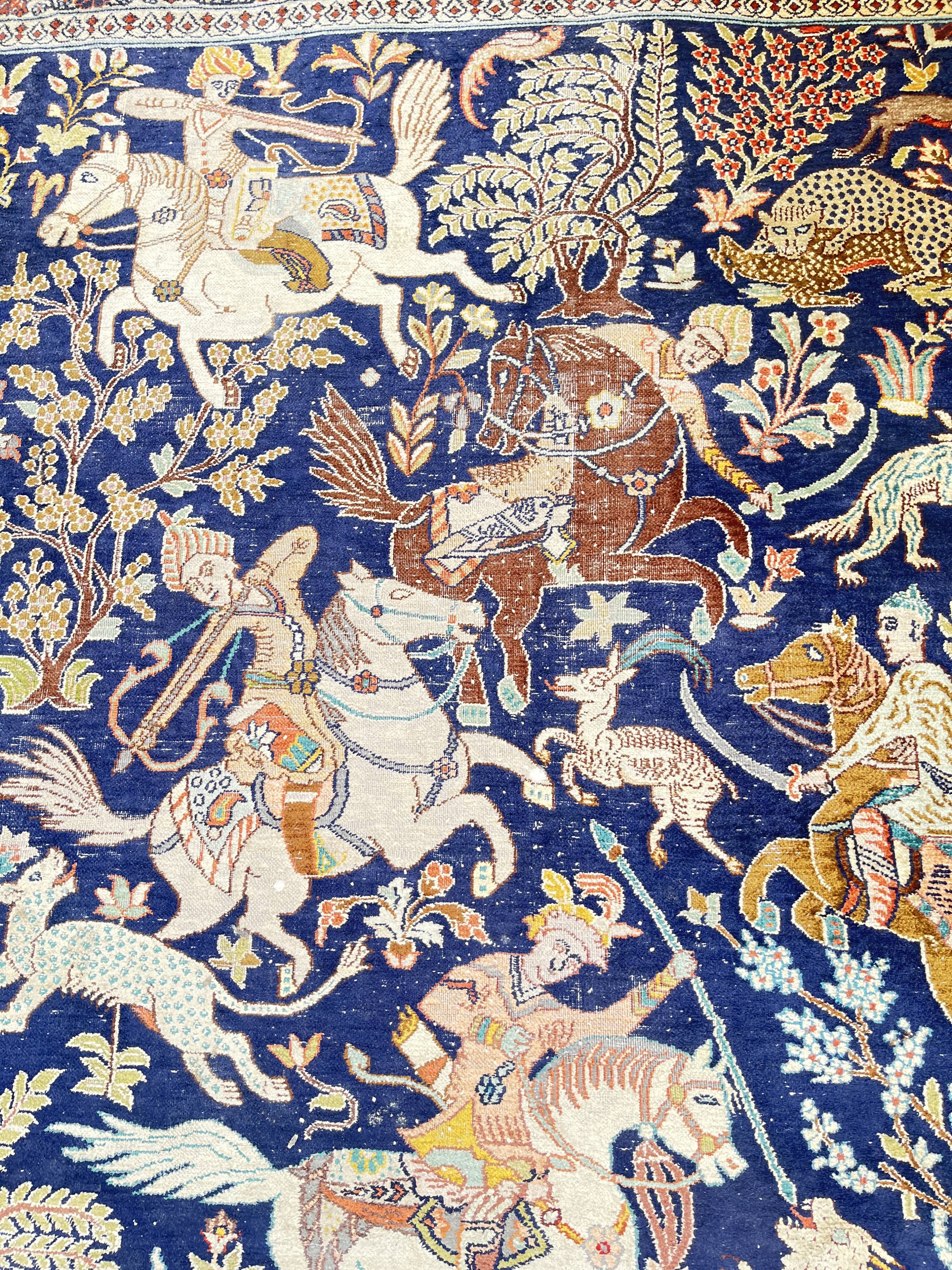 Kashmir Silk Oriental Rug India - Size: 2.20 X 1.50 Metres "Galerie Sardje"