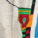 Berber carpet azilal 260x150 cm knoted hand in Morocco