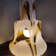 Vintage blown glass pendant lamp/chandelier