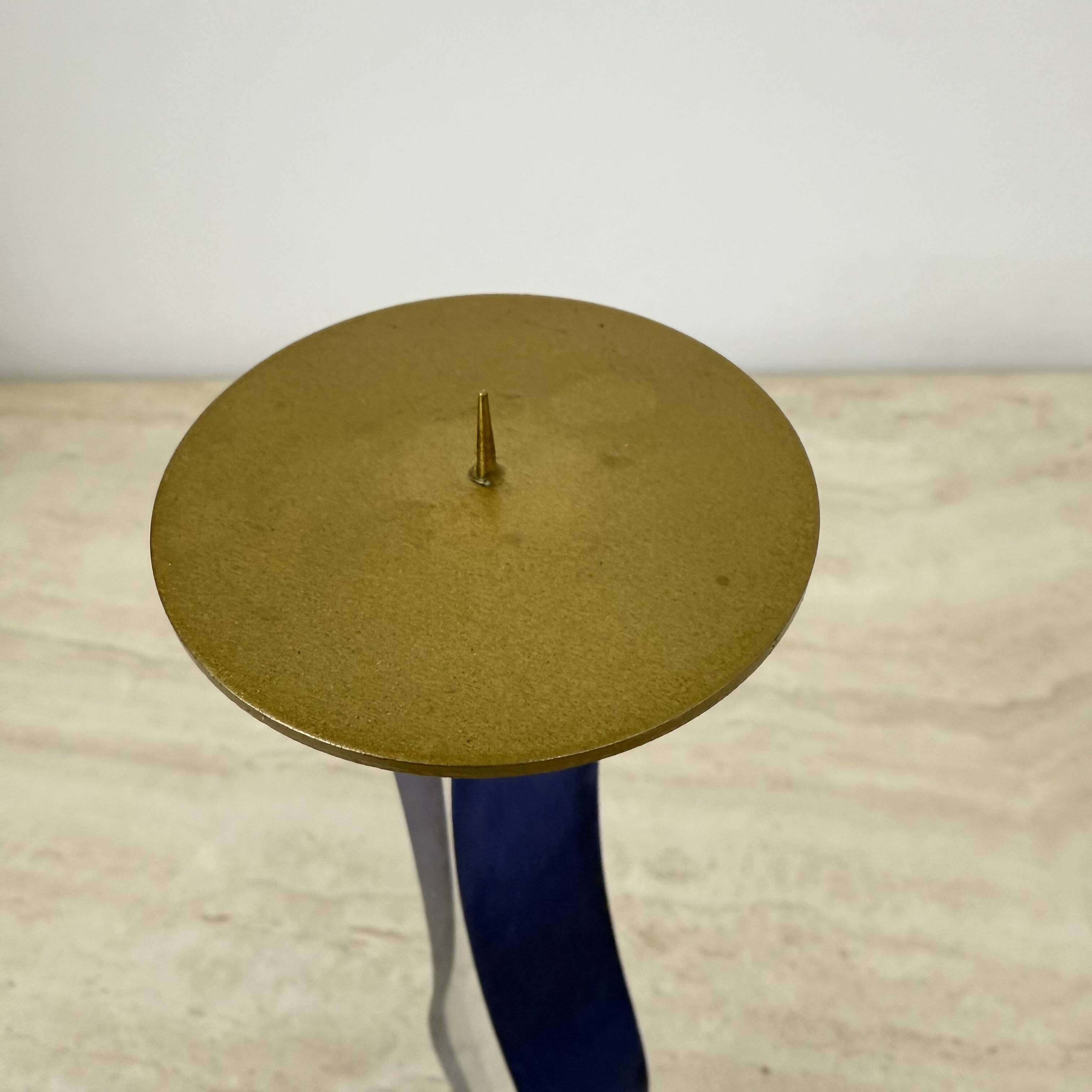 Lucite Cec Lepage style lucite candle stick , 1980s