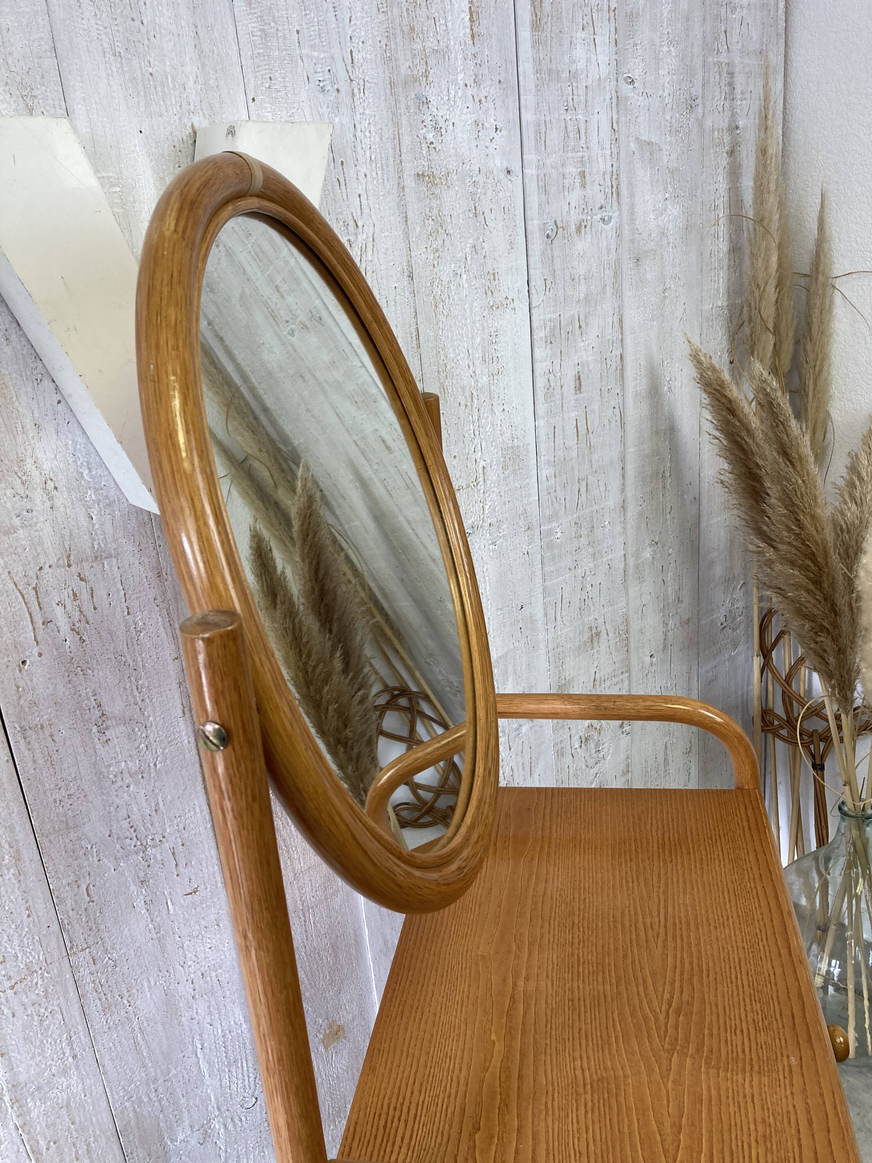 Vintage rattan dressing table