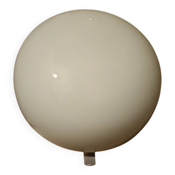 Applique, plafonnier opaline blanche
