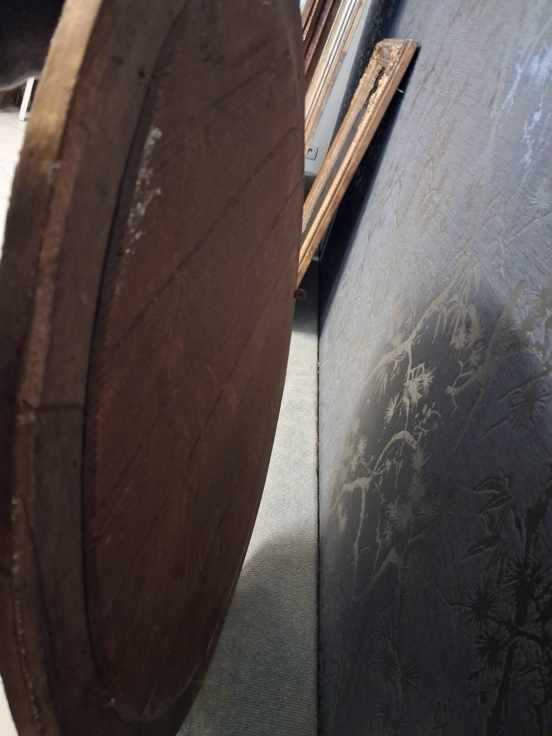 Louis Philippe Oval Mirror 82 x 72